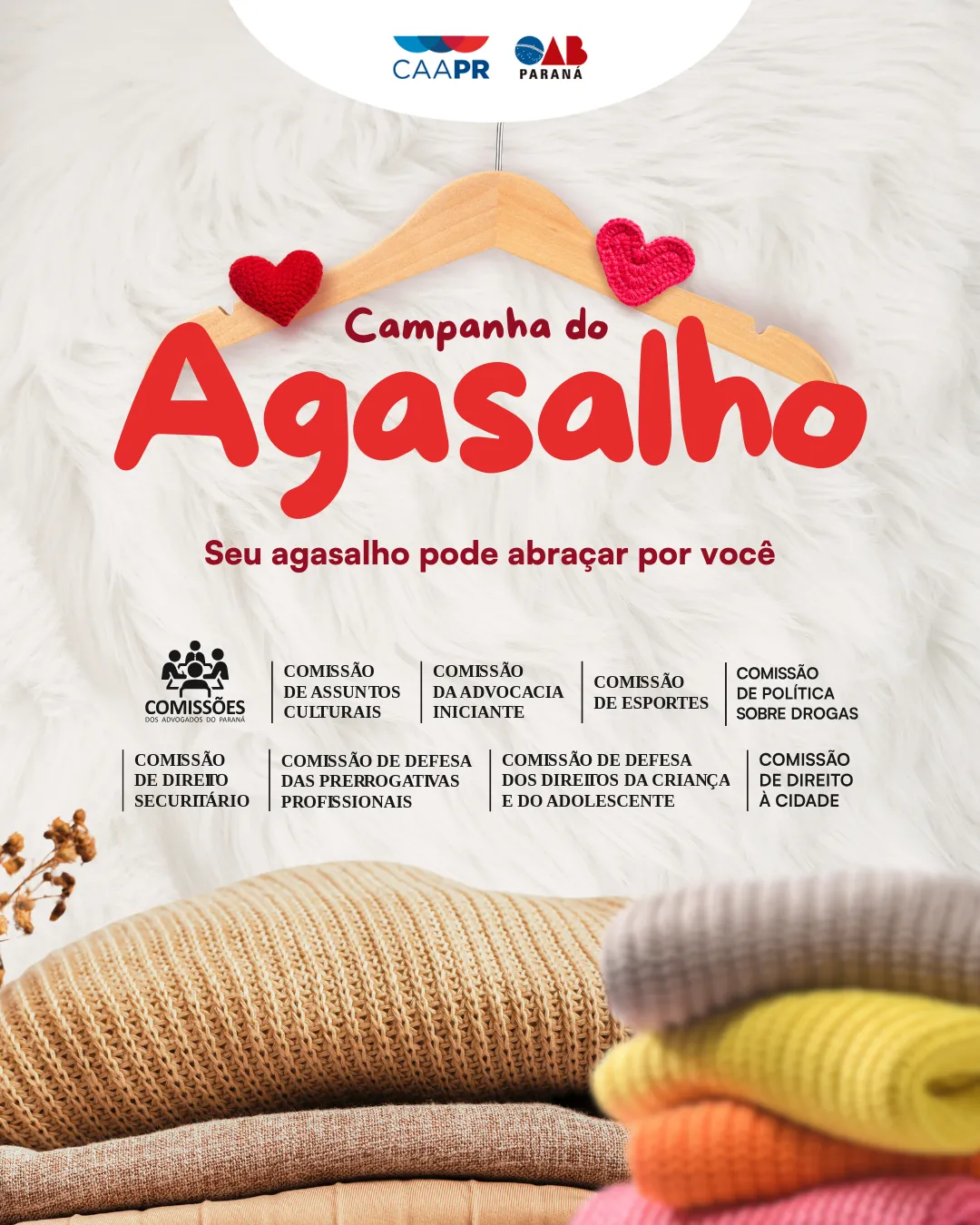 CAAPR lança Campanha do Agasalho para ajudar vítimas das chuvas no Rio Grande do Sul